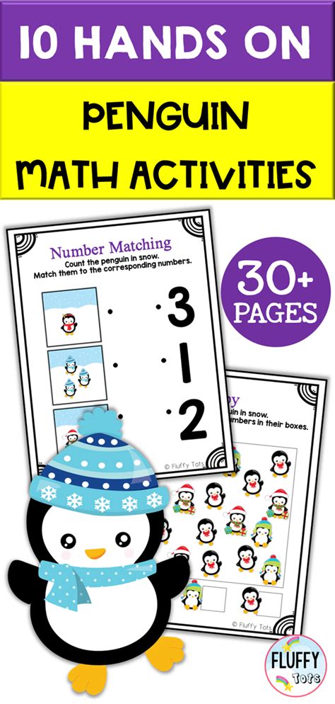 Penguin Preschool Math Activities : No-Prep Pack | Math activities ...