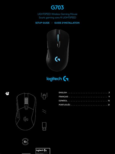 g703 Lightspeed Wireless Gaming Mouse | PDF | Personal Computers | Information And ...