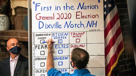 NH Election Results: 2020 Midnight Voting for General Election