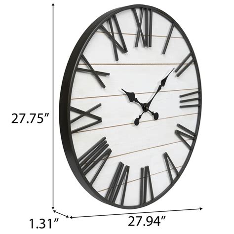 White Wood Wall Clock | Hobby Lobby | 2184927