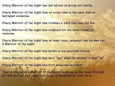 Warrior Of Light Quotes. QuotesGram