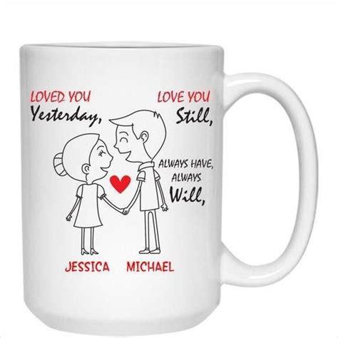 Personalized Valentine's Day Mug | Personalized valentines, Unique ...