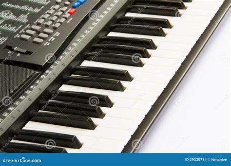 Teclado musical foto de stock. Imagem de harmonia, música - 39320734