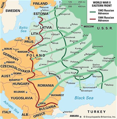 Ww2 Fronts Map