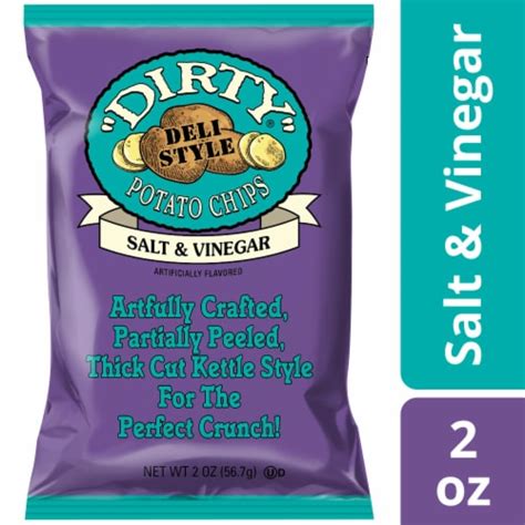 Utz Dirty Salt & Vinegar Potato Chips, 2 oz - Harris Teeter