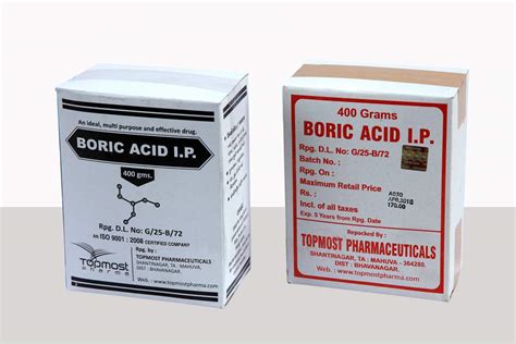 Boric Acid Powder Manufacturer From Sikar - Topmost Pharmateuticals