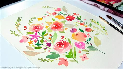 How To Draw A Watercolor Flower | Best Flower Site