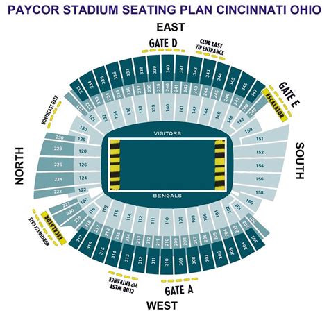 Paycor Stadium Seating Plan, Ticket Price, Booking, Parking Map