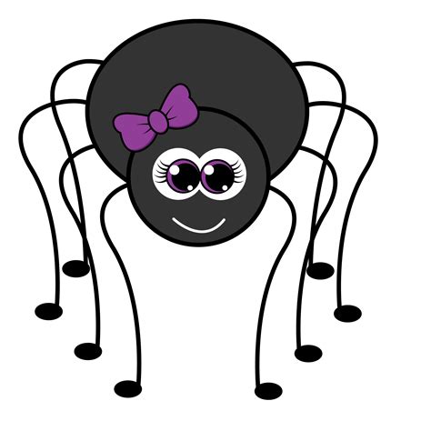 Kawaii Spider Drawing