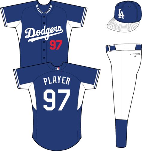 Los Angeles Dodgers Practice Uniform - National League (NL) - Chris ...