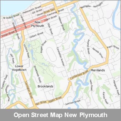 2020 Street Map New Plymouth - Digital Maps