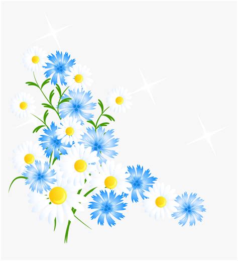 Blue Butterfly Border Clipart, HD Png Download - kindpng