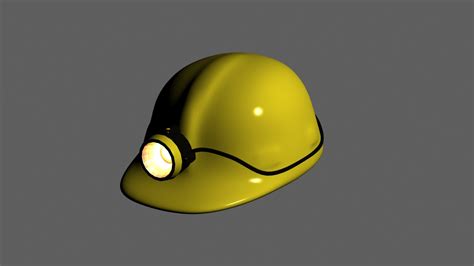 MINER HELMET 3D MODEL LOW POLY 3D Model $14 - .unknown .3ds .dae .fbx ...