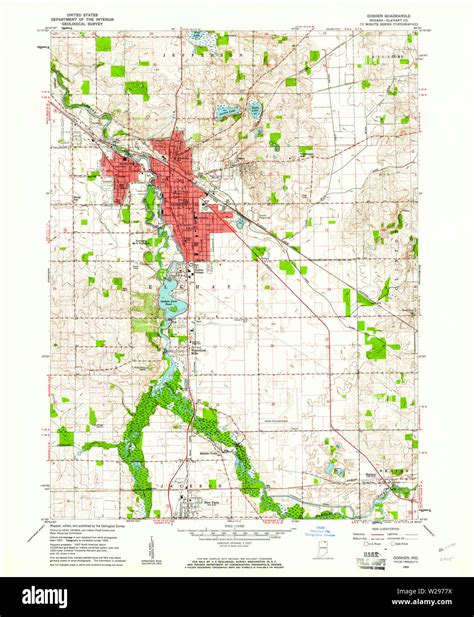 Goshen indiana map hi-res stock photography and images - Alamy