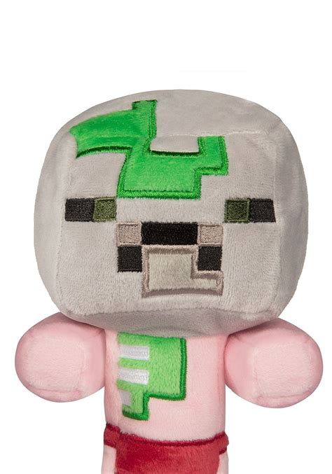 8 inch Minecraft Happy Explorer Baby Zombie Pigman Plush