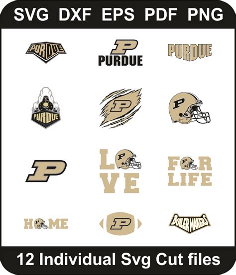 Purdue Boilermakers Svg Bundle | Purdue Boilermakers Football PNG Pack