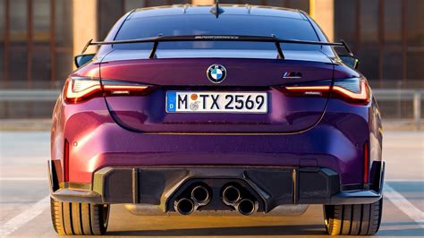 2023 BMW M4 Competition (Purple Silk) with BMW M Performance Parts - Exterior & Interior - YouTube