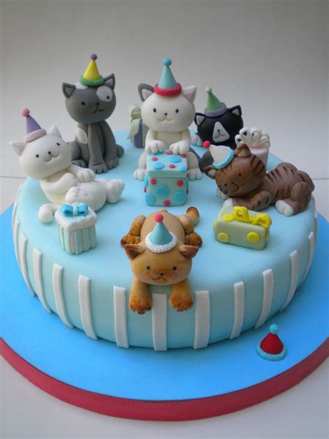 Torta Gatitos | Birthday cake for cat, Kitten cake, Cat cake