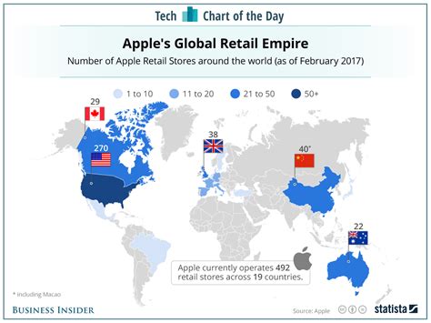 Apple Stores across the world: CHART - Business Insider