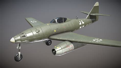 WW2 German Jet-Powered Fighter Aircraft Me-262 - Buy Royalty Free 3D model by Zeus Game Assets ...