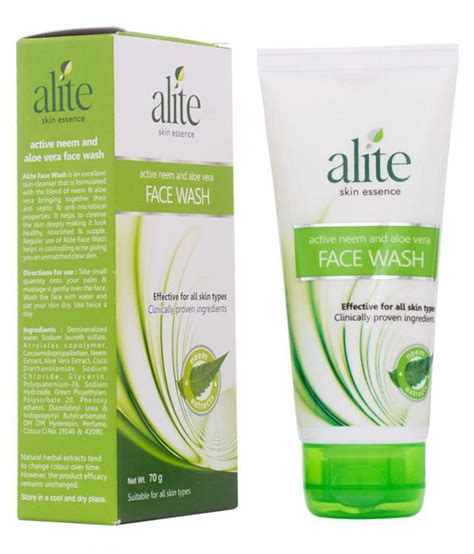 Leeford Healthcare Limited Alite Face Wash [Neem &Aloevera] [Pack of2] Face Wash 140 gm Pack of ...