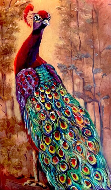 Peacock Acrylic Paintings