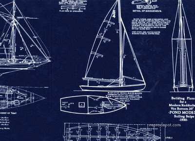 Sailboat blueprints