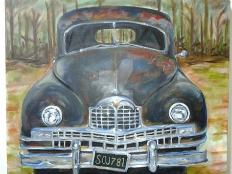 Rusty Car painting by wolfdemoncreator on DeviantArt