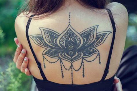 Lotus Flower Tattoo Upper Back | Best Flower Site