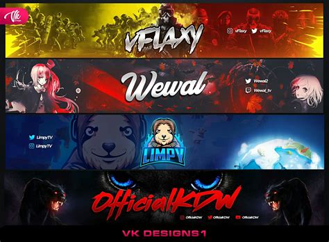 Twitch Banner Design Service Markenbanner für Ihren | Etsy