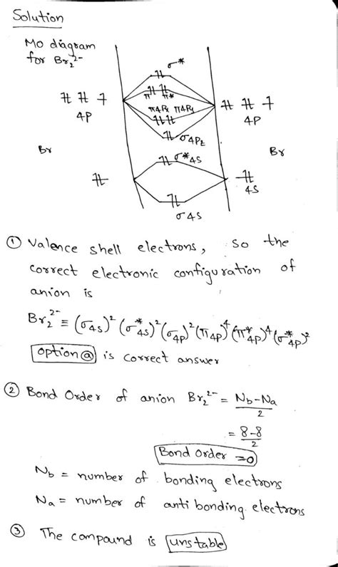 [Solved] Neutral bromine (Br2) can gain two electrons to become the ...