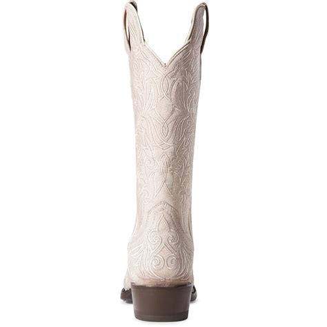 Ariat Women's Sterling Western Boots - Crackled White | elliottsboots