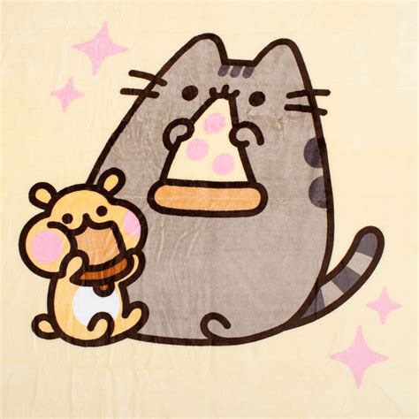 Pusheen Eating Pizza