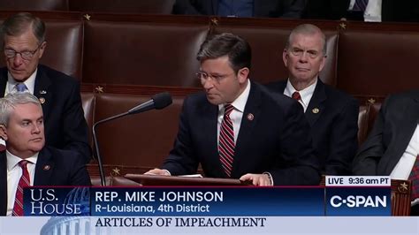 IMPEACHMENT: Mike Johnson Shreds The Democrats