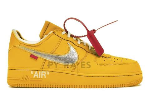 Off-White Nike Air Force 1 University Gold | SneakerNews.com