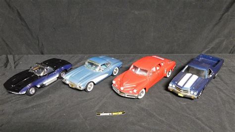 Lot Of 4 Loose 1:18 Scale Die Cast Cars