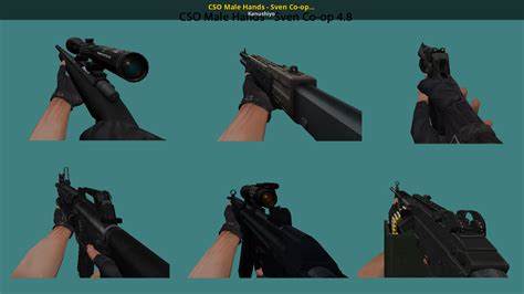 CSO Male Hands - Sven Co-op 4.8 Weapons [Sven Co-op] [Mods]