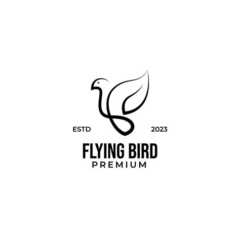 Vector flying bird logo design concept illustration idea 21966608 Vector Art at Vecteezy