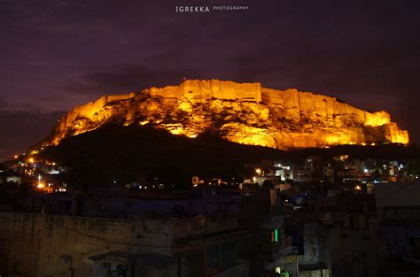 IMGP2918c | Mehrangarh fort Night view | Kan Yu | Flickr