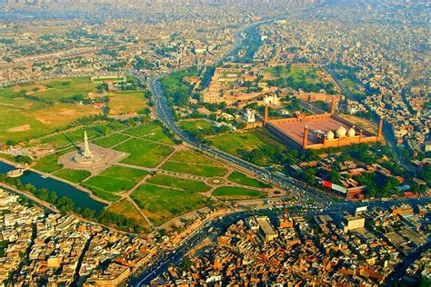 Lahore Pakistan Birds Eye View - Pakistan Images & Photos | Aerial view ...