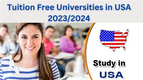 Tuition Free Universities in USA 2022/2023