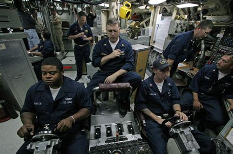 Control room aboard the USS Florida (SSGN-728). | Submarines, Submarine ...