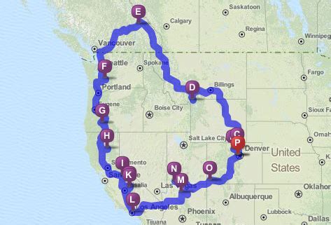 National Park Road Trip Map - Best Event in The World