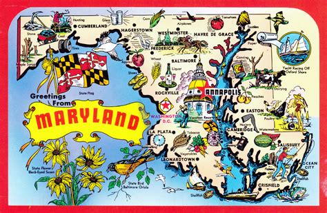 Maryland National Parks Map