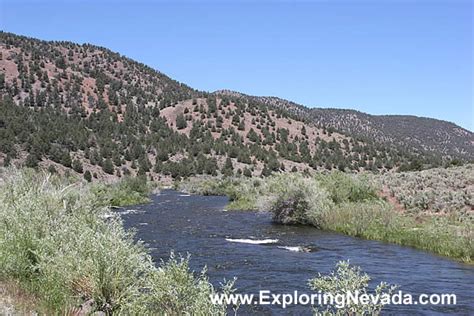 Photographs of the Walker River Scenic Drive in Nevada - The East ...