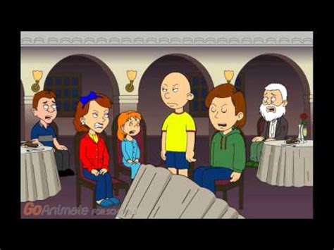 Caillou Misbehaves At Breakfast - YouTube