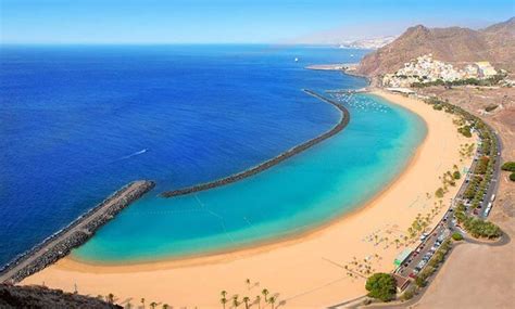 Beaches near Santa Cruz De Tenerife (Spain)