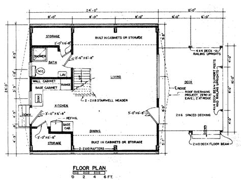 Free A Frame House Plan with Deck