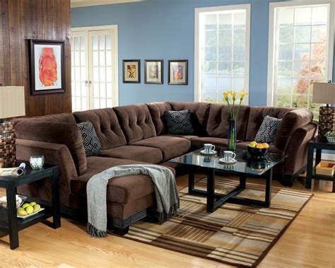 my dream sectional | Brown living room decor, Brown living room, Brown sofa living room