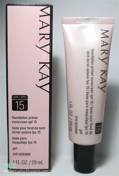 Random Beauty by Hollie: Mary Kay Foundation Primer Sunscreen SPF 15 Review